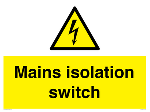 WE7852: Mains isolation switch