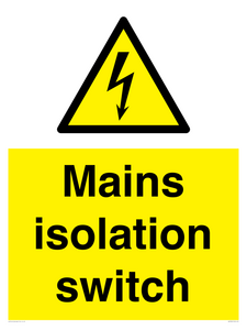 WE7852: Mains isolation switch