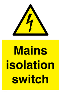 WE7852: Mains isolation switch