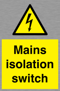 WE7852: Mains isolation switch