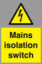 WE7852: Mains isolation switch