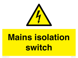 WE7852: Mains isolation switch