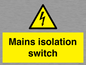 WE7852: Mains isolation switch