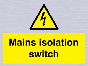 WE7852: Mains isolation switch