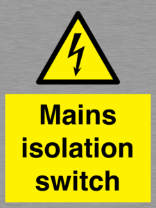 WE7852: Mains isolation switch