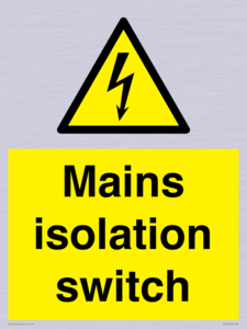 WE7852: Mains isolation switch