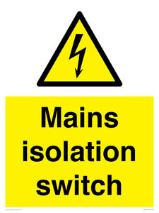 WE7852: Mains isolation switch