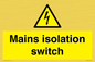 WE7852: Mains isolation switch
