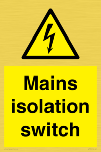 WE7852: Mains isolation switch