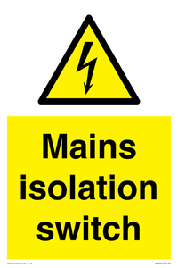 WE7852: Mains isolation switch