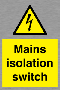 WE7852: Mains isolation switch