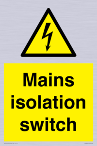 WE7852: Mains isolation switch