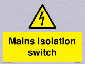 WE7852: Mains isolation switch