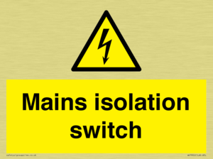 WE7852: Mains isolation switch