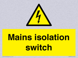 WE7852: Mains isolation switch