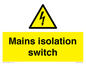 WE7852: Mains isolation switch