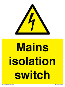 WE7852: Mains isolation switch
