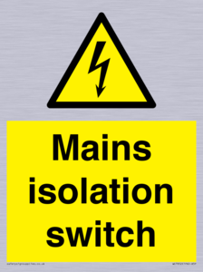 WE7852: Mains isolation switch