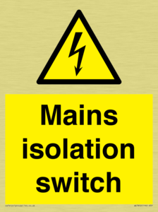 WE7852: Mains isolation switch