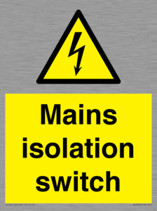 WE7852: Mains isolation switch