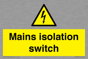 WE7852: Mains isolation switch