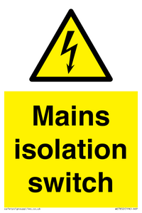 WE7852: Mains isolation switch