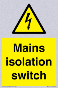 WE7852: Mains isolation switch