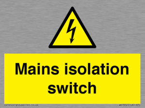 WE7852: Mains isolation switch