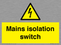 WE7852: Mains isolation switch