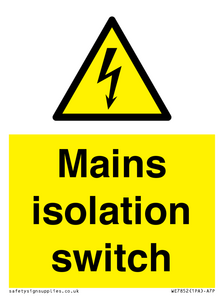 WE7852: Mains isolation switch