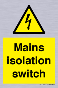 WE7852: Mains isolation switch