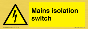 WE7852: Mains isolation switch