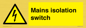 WE7852: Mains isolation switch