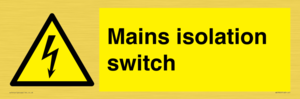 WE7852: Mains isolation switch