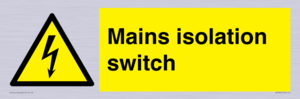 WE7852: Mains isolation switch