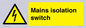 WE7852: Mains isolation switch