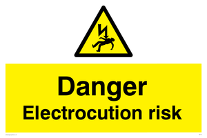 WE79: danger electrocution risk