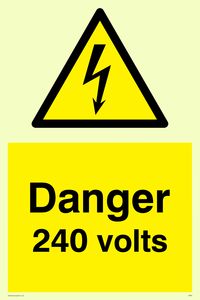 WE82: danger 240 volts