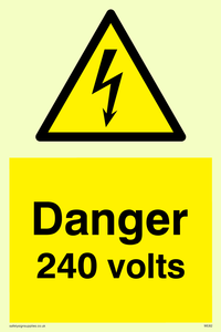 WE82: danger 240 volts