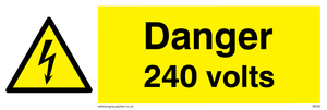 WE82: danger 240 volts