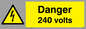 WE82: danger 240 volts