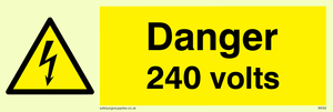 WE82: danger 240 volts