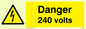 WE82: danger 240 volts