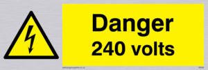 WE82: danger 240 volts