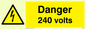 WE82: danger 240 volts