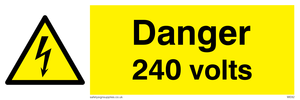 WE82: danger 240 volts