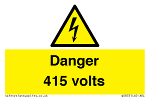 WE83: Danger 415 volts