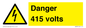 WE83: Danger 415 volts