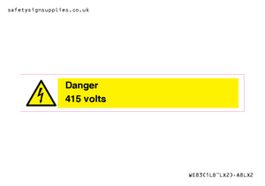 WE83: Danger 415 volts