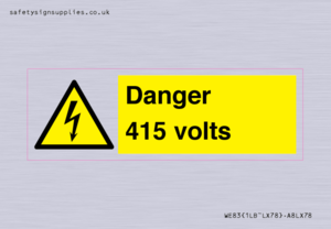 WE83: Danger 415 volts